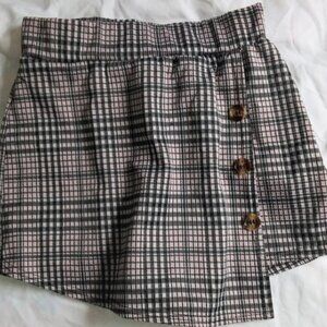 Med Black & Brown Plaid